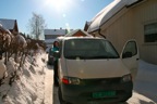 Bilen forfra
