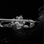 rå proff jazztrompeter på jam i Barcelona