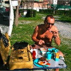 frokost på Sierra Nevada camping