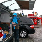 smører lunch på autobahn